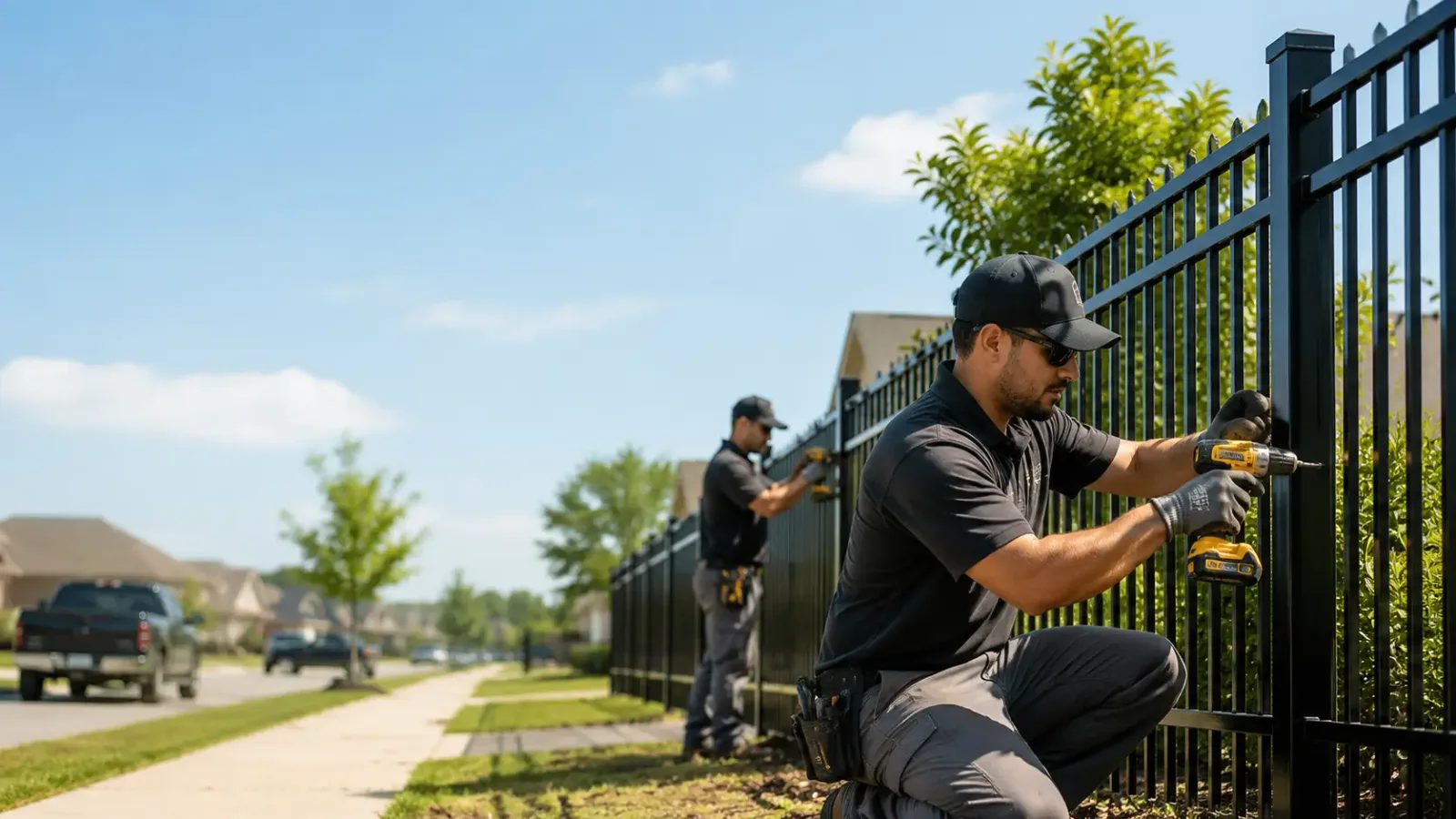 Metal Fence Installation in Pontotoc, MS